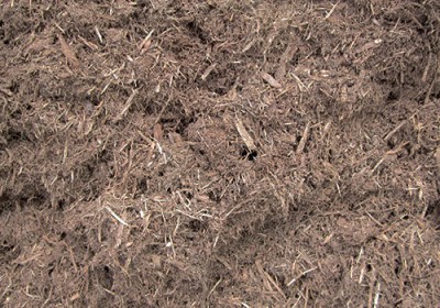 Triple shredded mulch